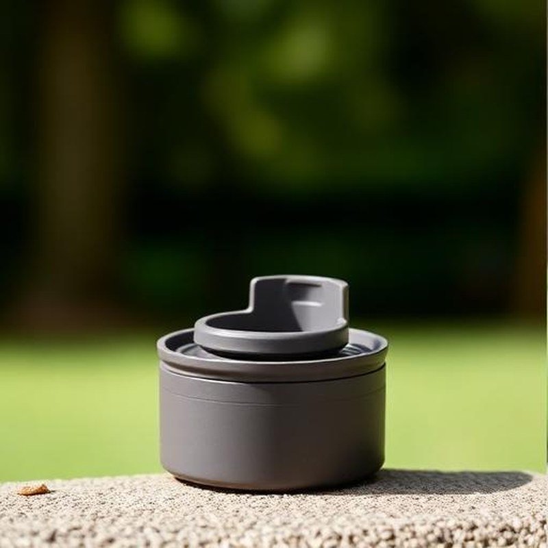 Leakproof Portable Dog Travel Bottle & Treat Dispenser - Detail view