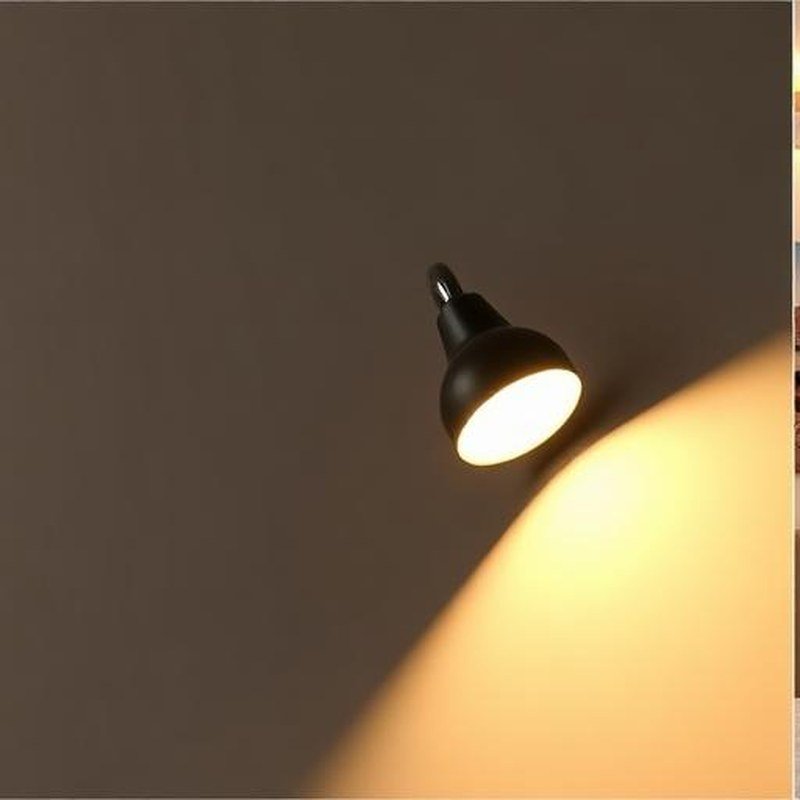 Magnetic 360-Degree Swivel Wall Sconces - Detail view