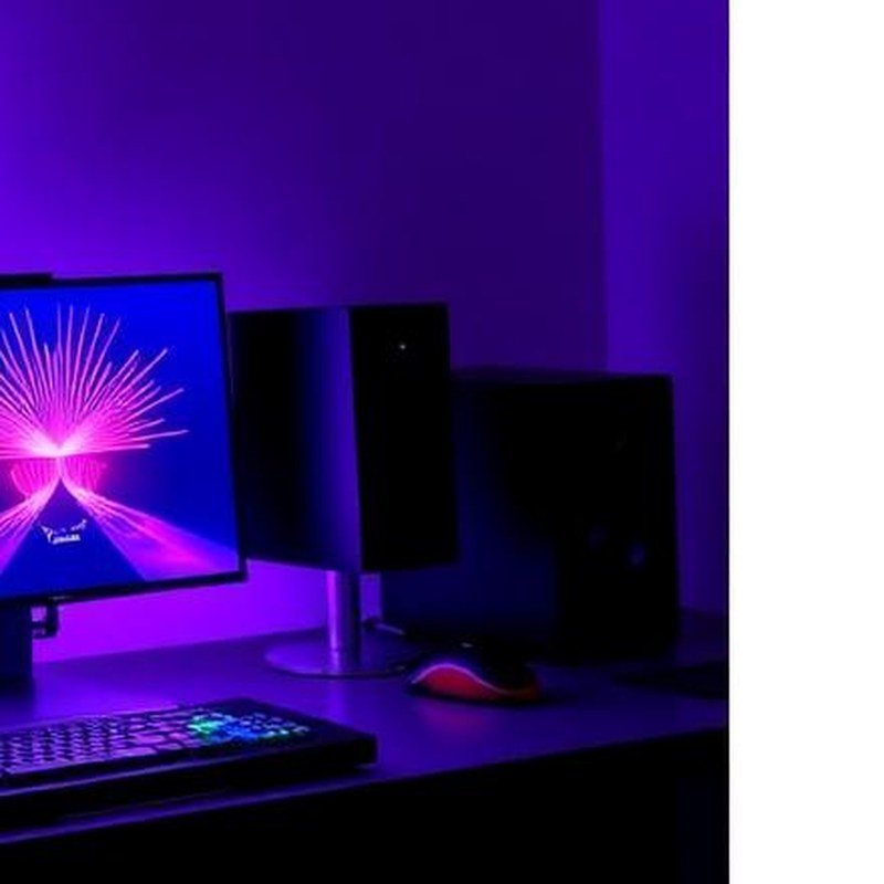 Ambient Sound-Activated RGB Music Level Light