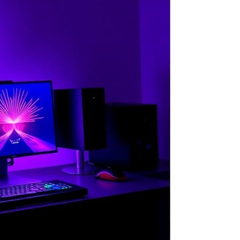 Ambient Sound-Activated RGB Music Level Light - In use